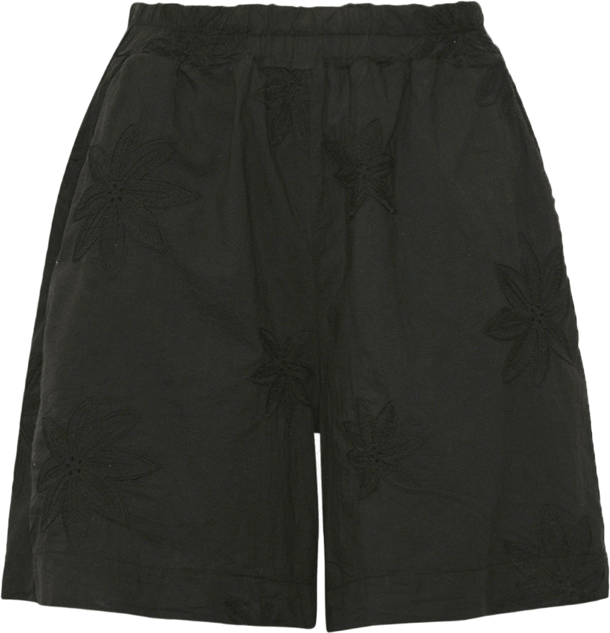 Idahlia, Shorts, Cotton - Black
