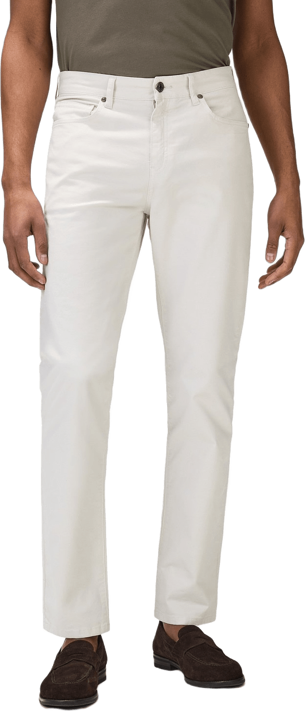 Cotton Solid 5-pocket Trousers (henri)