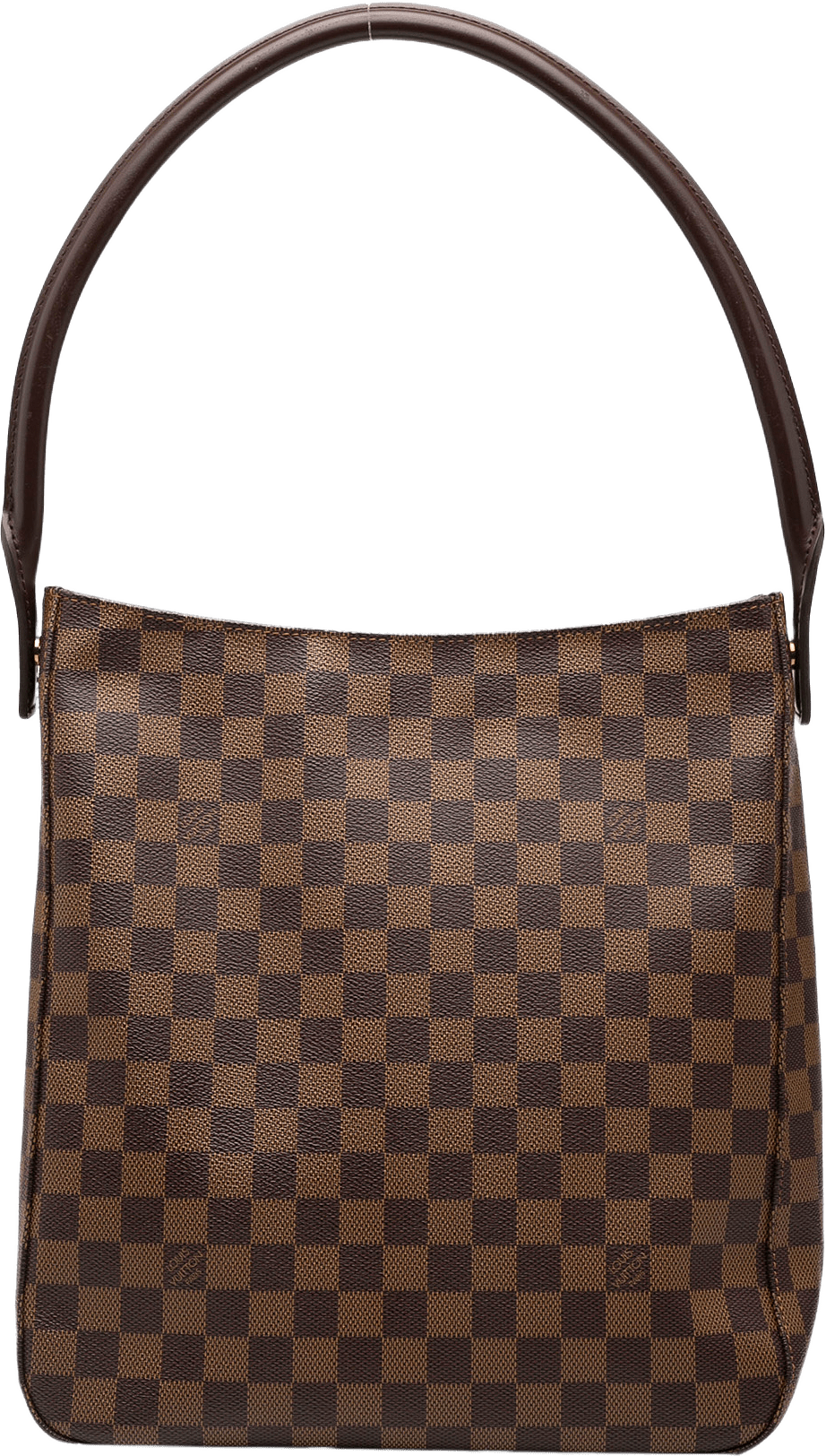Louis Vuitton Damier Ebene Looping Gm, från Luxclusif, i färgen brown.