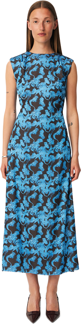 Dittemd Print Dress, från Modström, i färgen curl cloud.