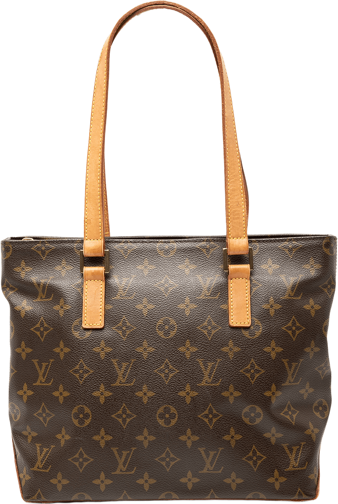 Louis Vuitton Monogram Cabas Piano, från Luxclusif, i färgen brown.