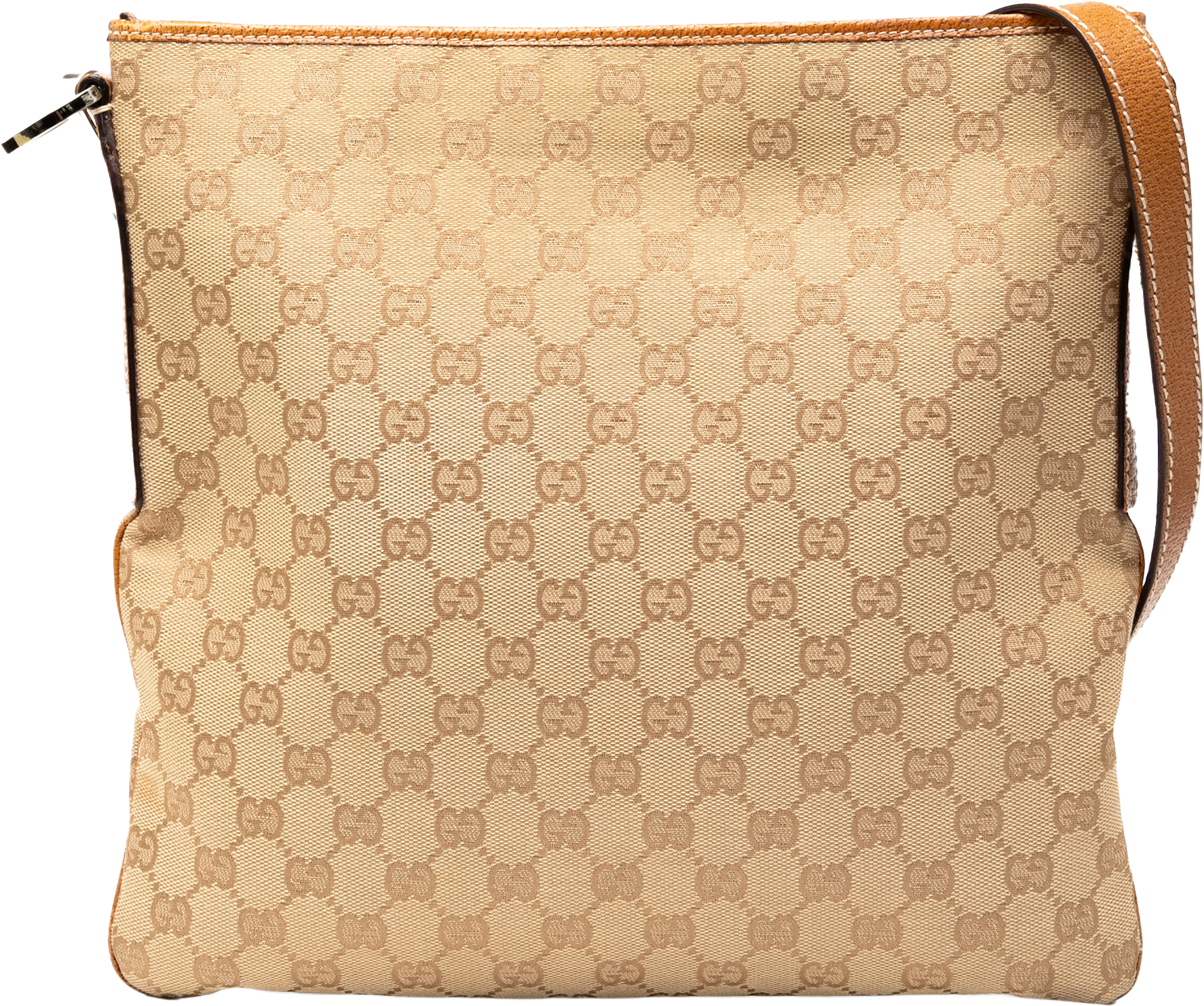 Gucci Gg Canvas Crossbody, från Luxclusif, i färgen beige.