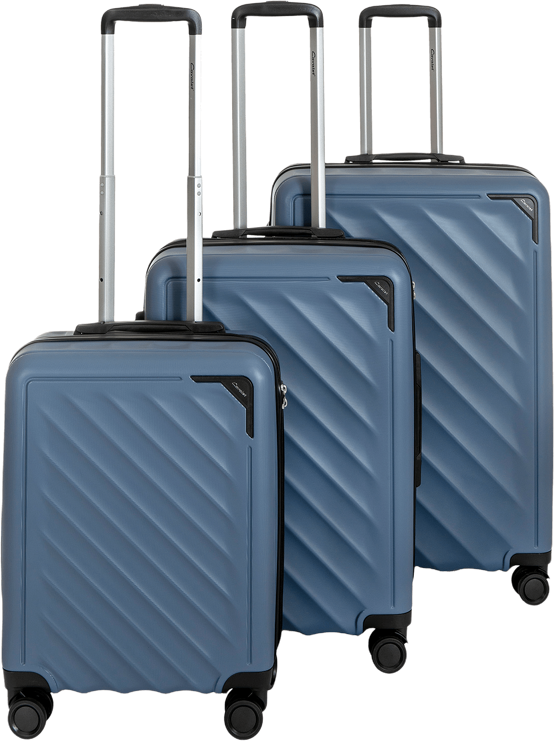 Resväskor 3-set Ystad, från Cavalet, i färgen blå.