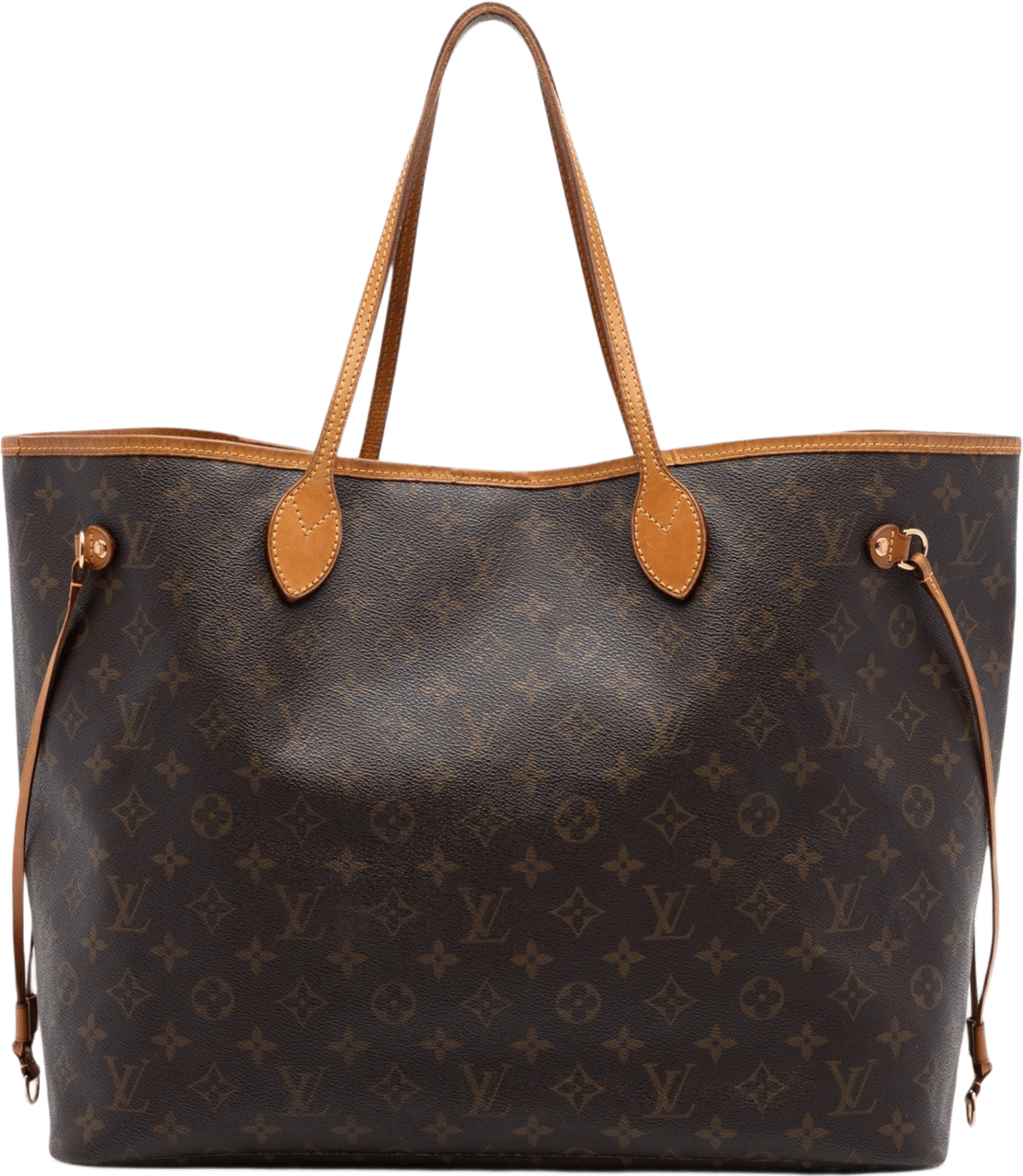 Louis Vuitton Monogram Neverfull Gm, från Luxclusif, i färgen brown.