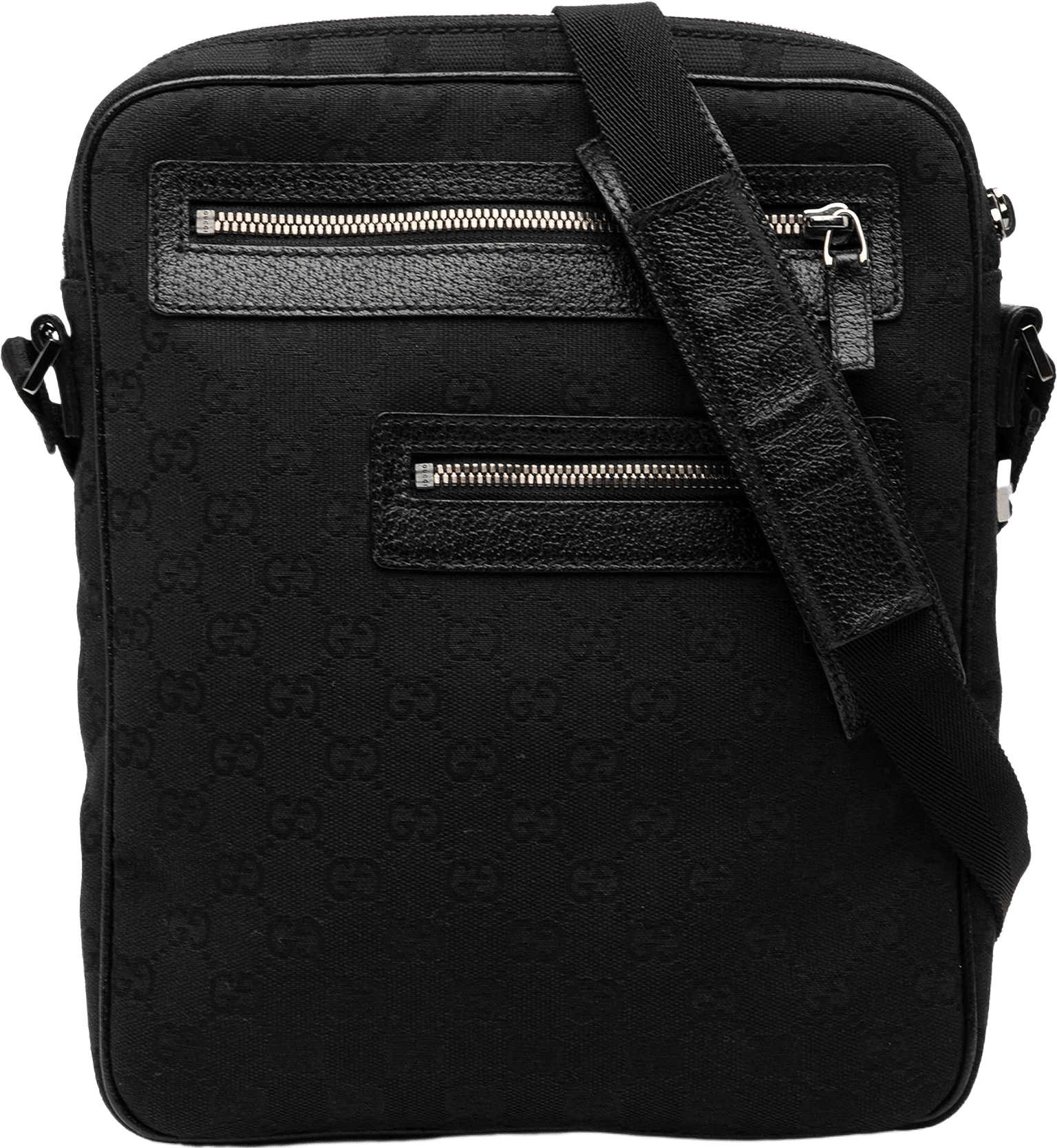 Gucci Gg Canvas Crossbody, från Luxclusif, i färgen black.