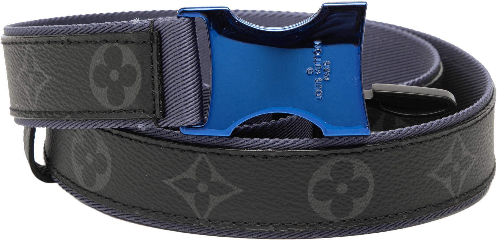 Louis Vuitton Monogram Eclipse Onthego Belt, från Luxclusif, i färgen black.