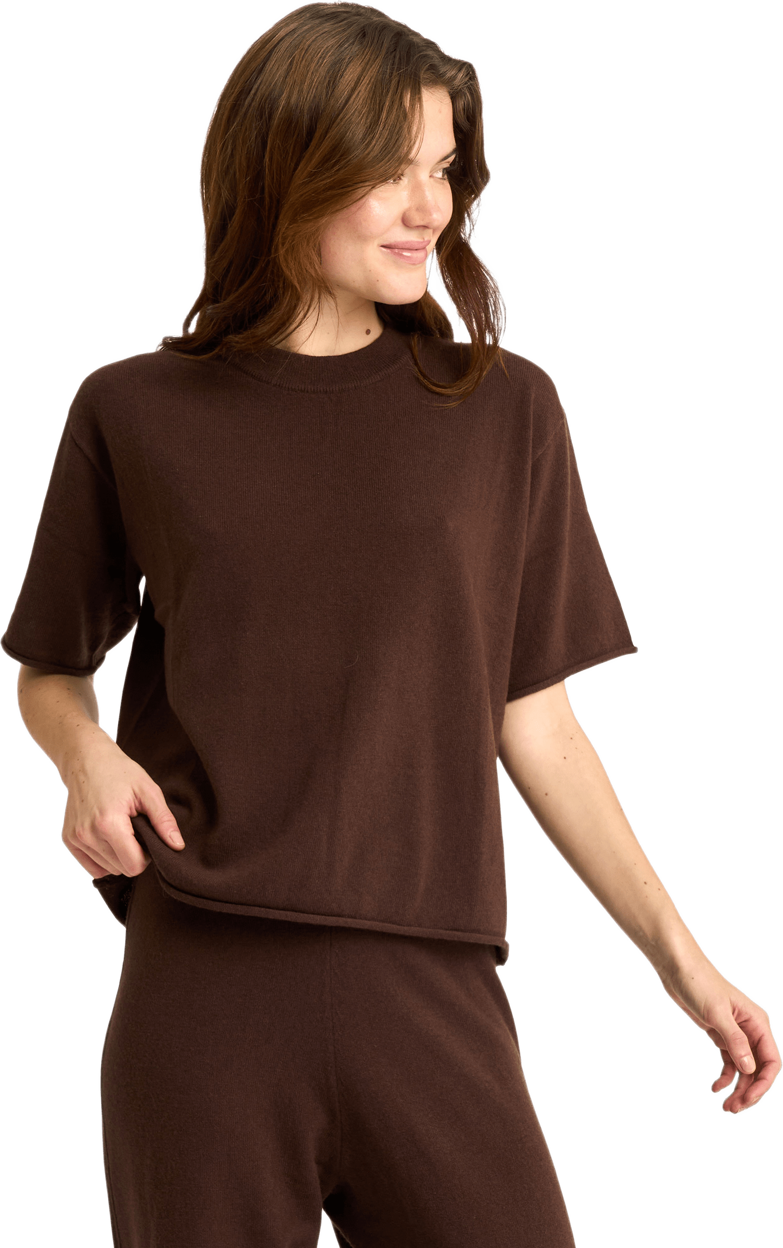 T-shirt Merinoull, från JBS of Denmark, i färgen brown.