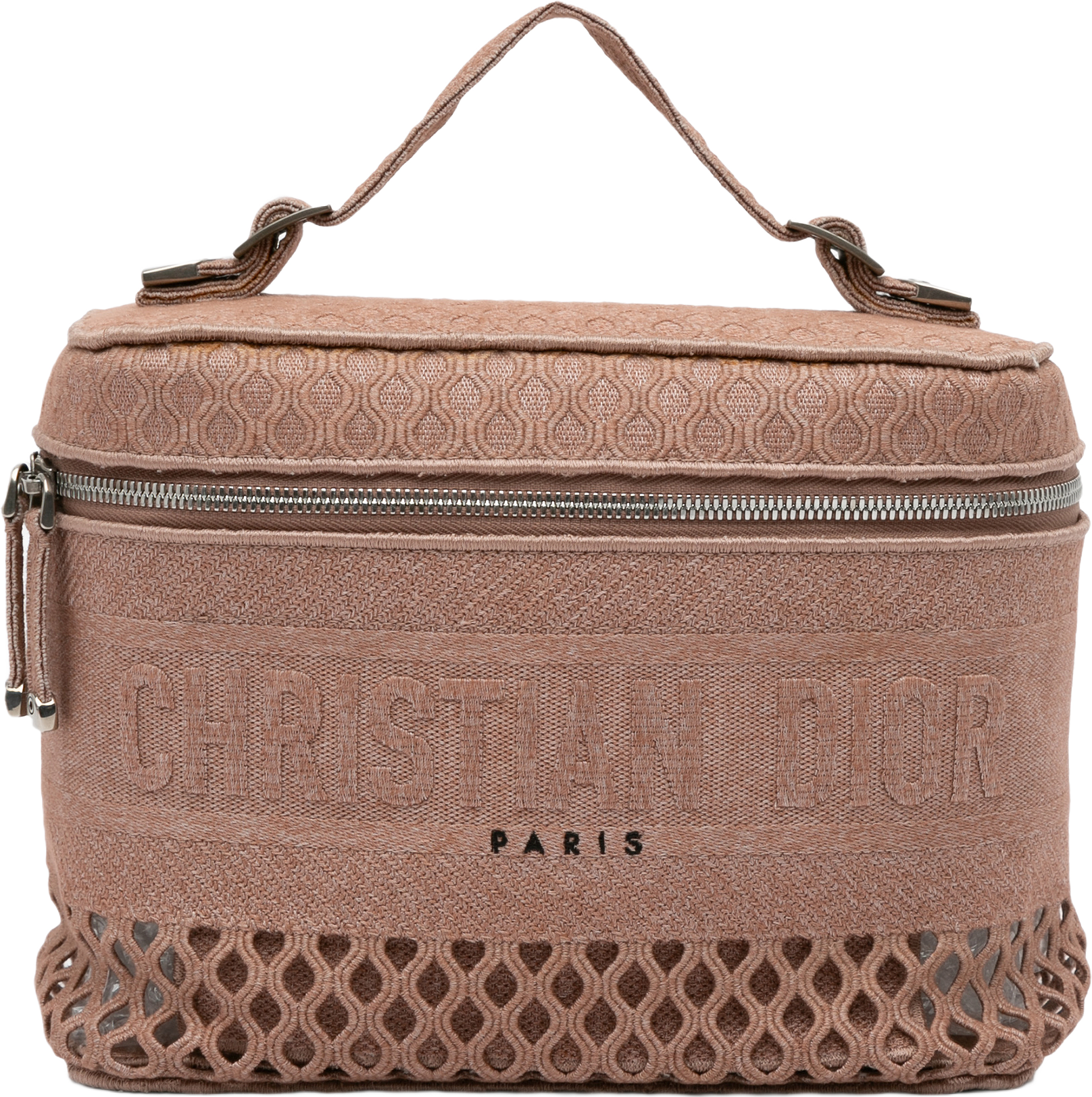 Dior Mesh Embroidered Diortravel Vanity Case