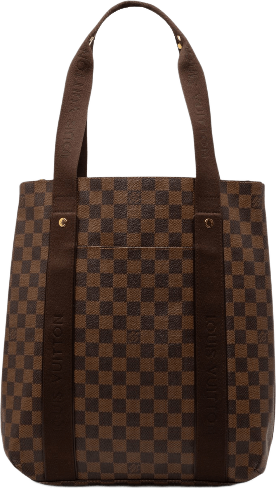 Louis Vuitton Damier Ebene Cabas Beaubourg, från Luxclusif, i färgen brown.