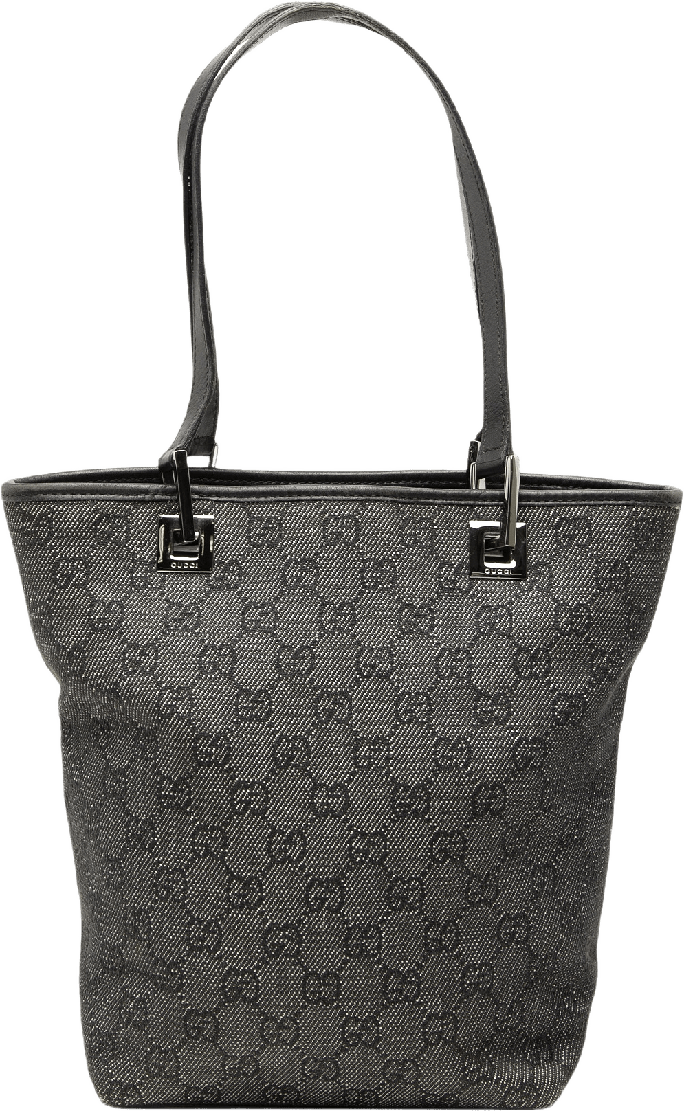 Gucci Gg Denim Shoulder Bag, från Luxclusif, i färgen gray.