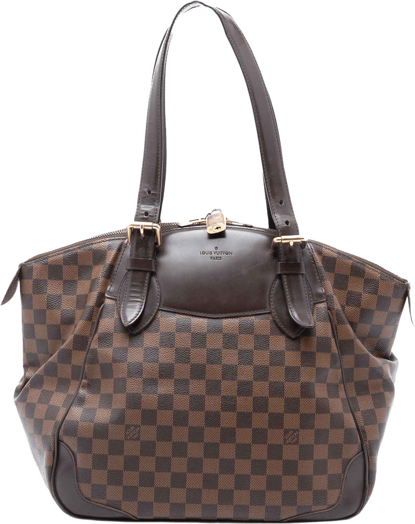 Louis Vuitton Damier Ebene Verona Gm, från Luxclusif, i färgen brown.
