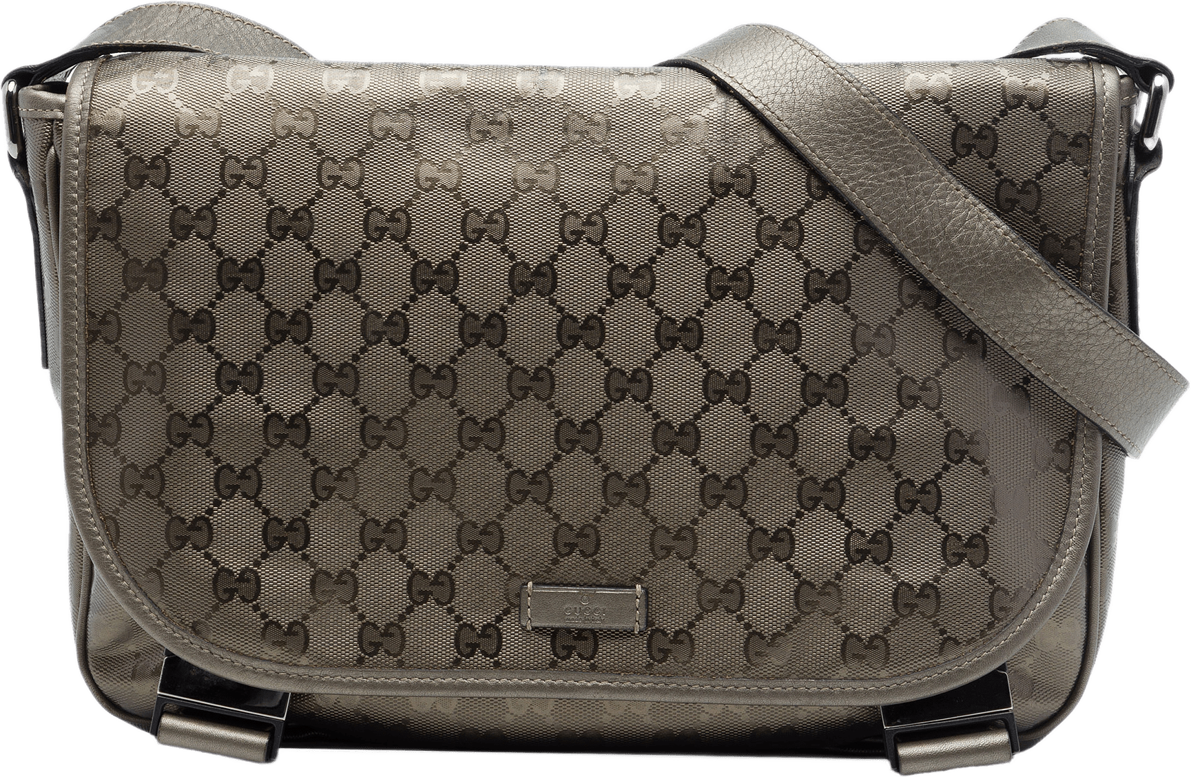 Gucci Gg Imprime Crossbody, från Luxclusif, i färgen brun.