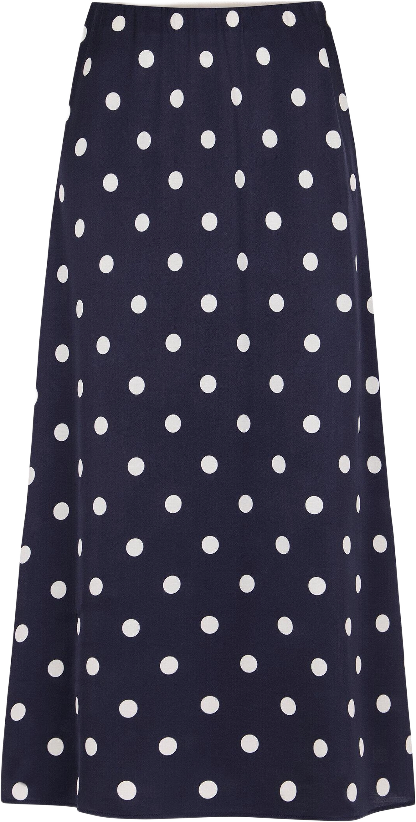 Novalie Dot Slip Skirt, från Newhouse, i färgen marinblå.