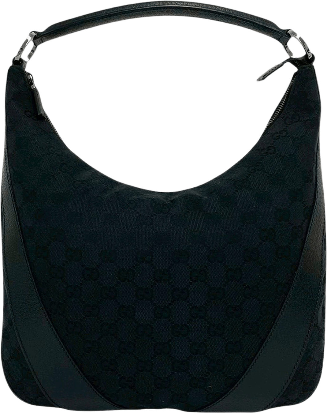 Gucci Gg Canvas Hobo, från Luxclusif, i färgen svart.