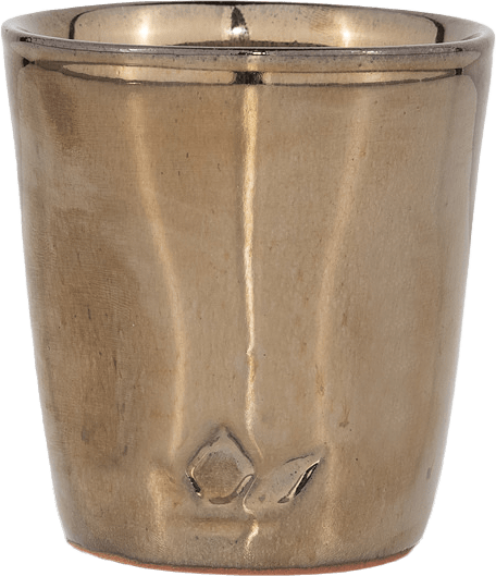 Mugg 130ml Platinum 8x7.5cm, från Dutchdeluxes, i färgen gold.