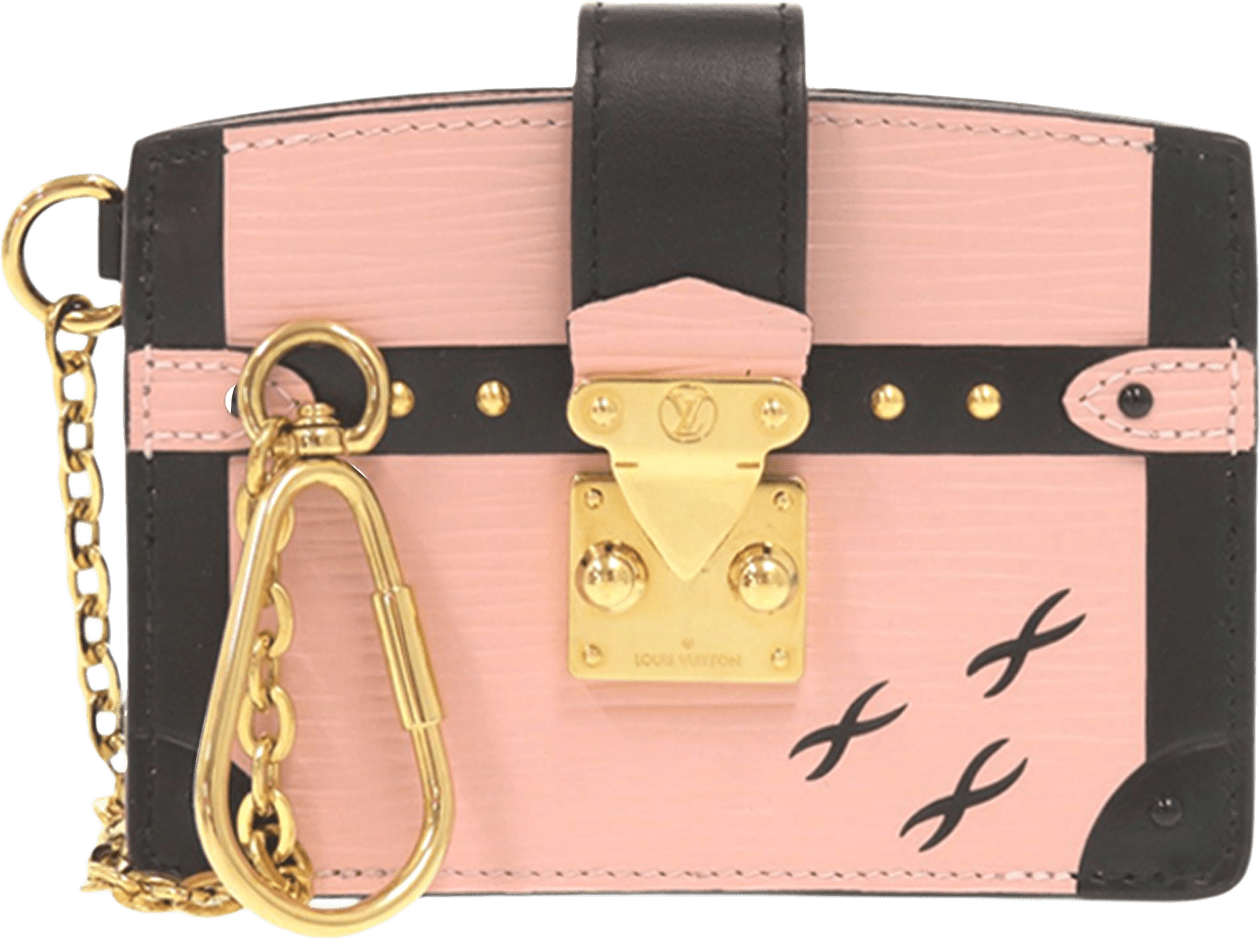 Louis Vuitton Epi Trunk Card Holder, från Luxclusif, i färgen pink.