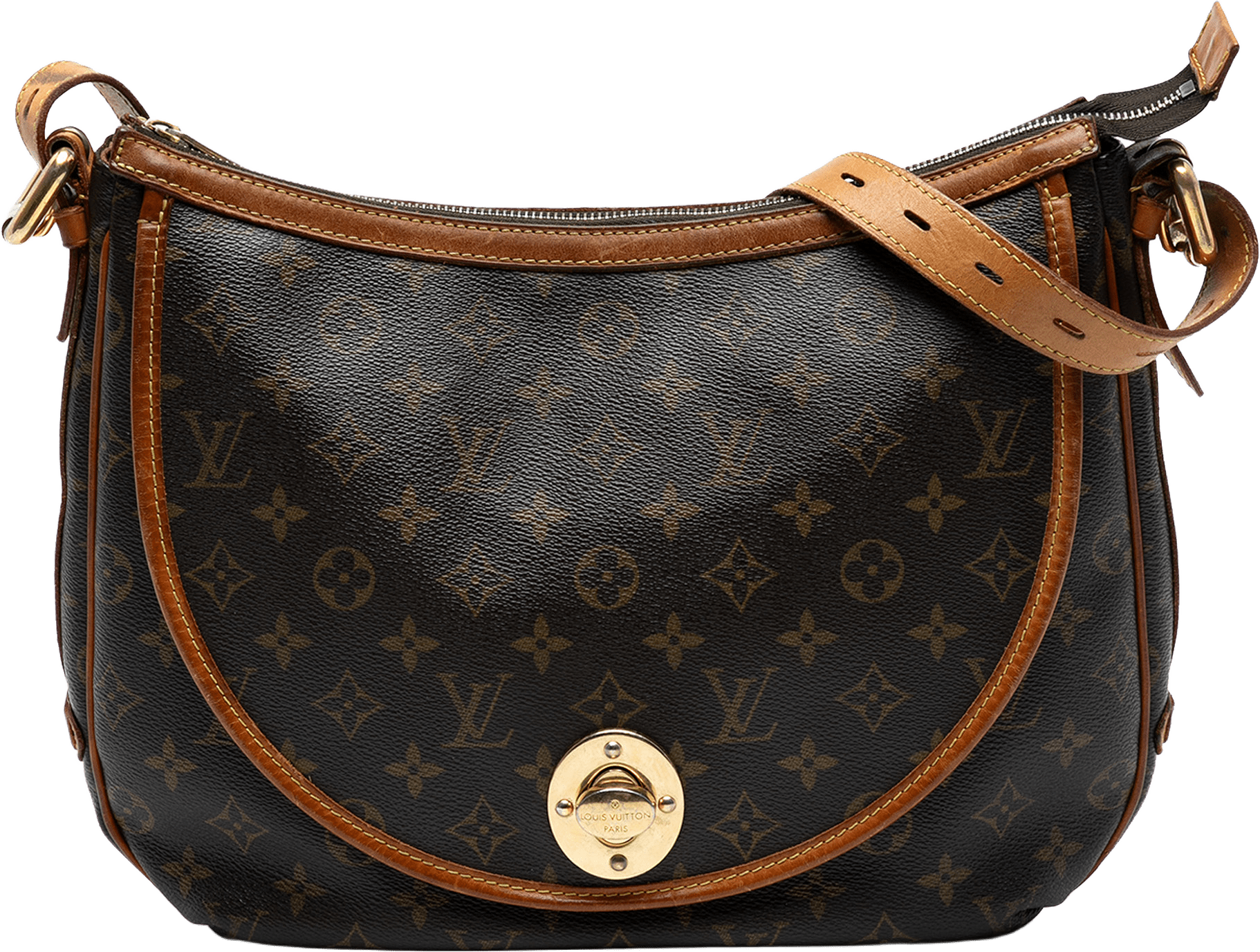 Louis Vuitton Monogram Tulum Gm, från Luxclusif, i färgen brown.