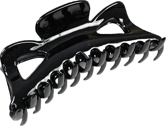 Hårklämma, 14 Cm, från Complement, i färgen black.