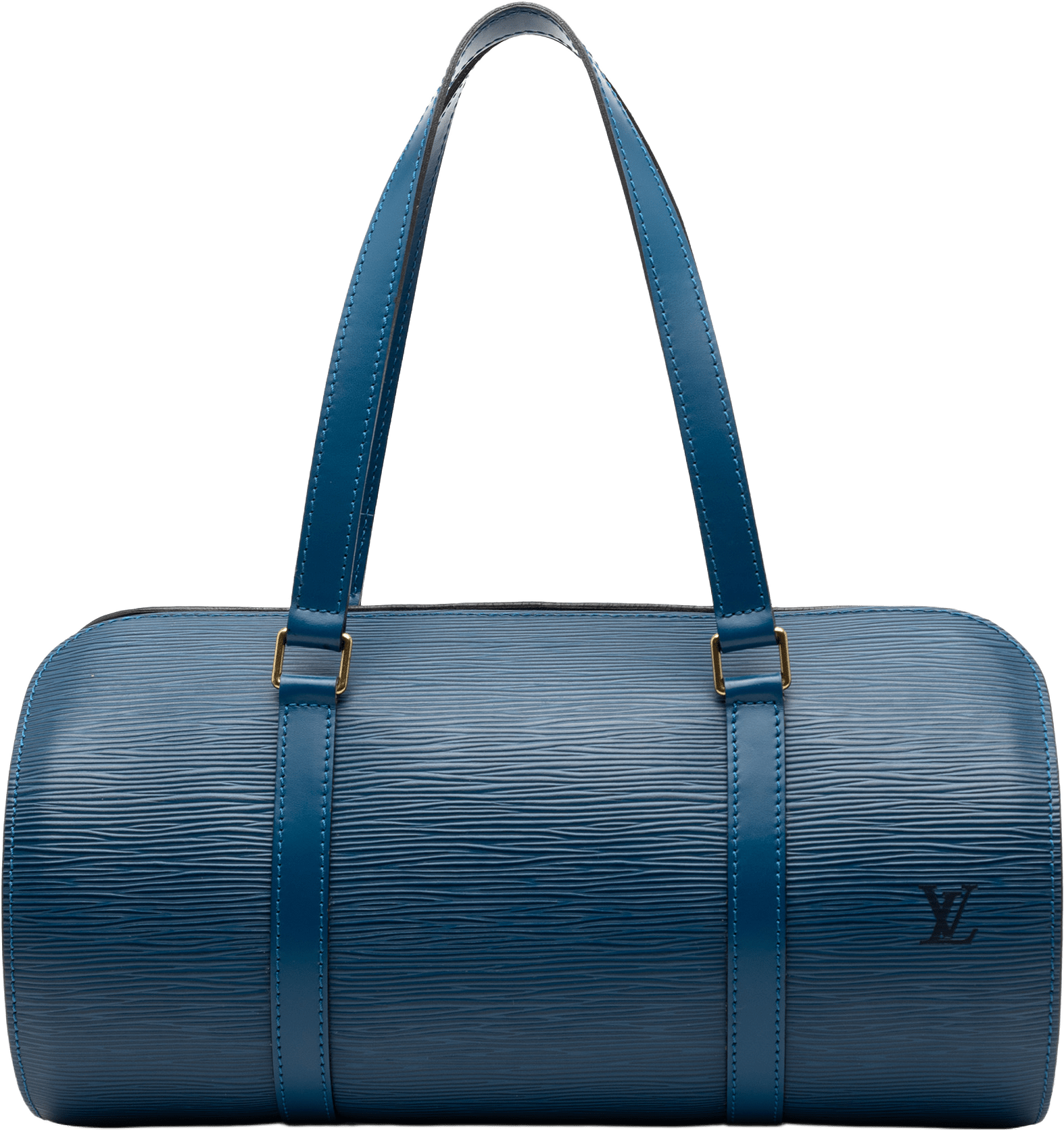 Louis Vuitton Epi Soufflot, från Luxclusif, i färgen blue.