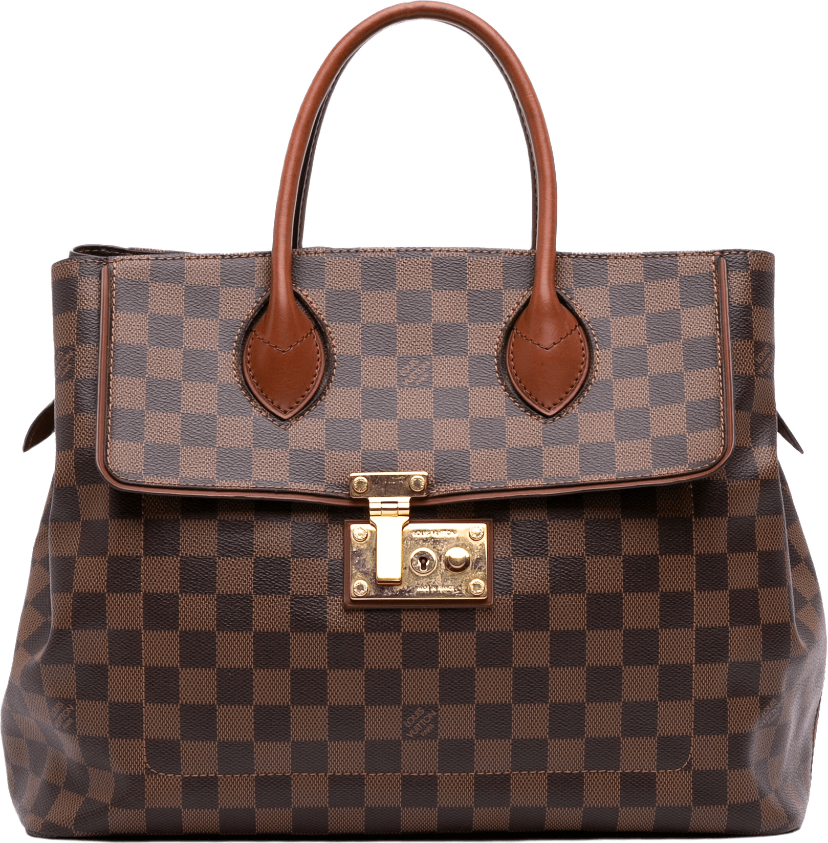 Louis Vuitton Damier Ebene Ascot, från Luxclusif, i färgen brown.