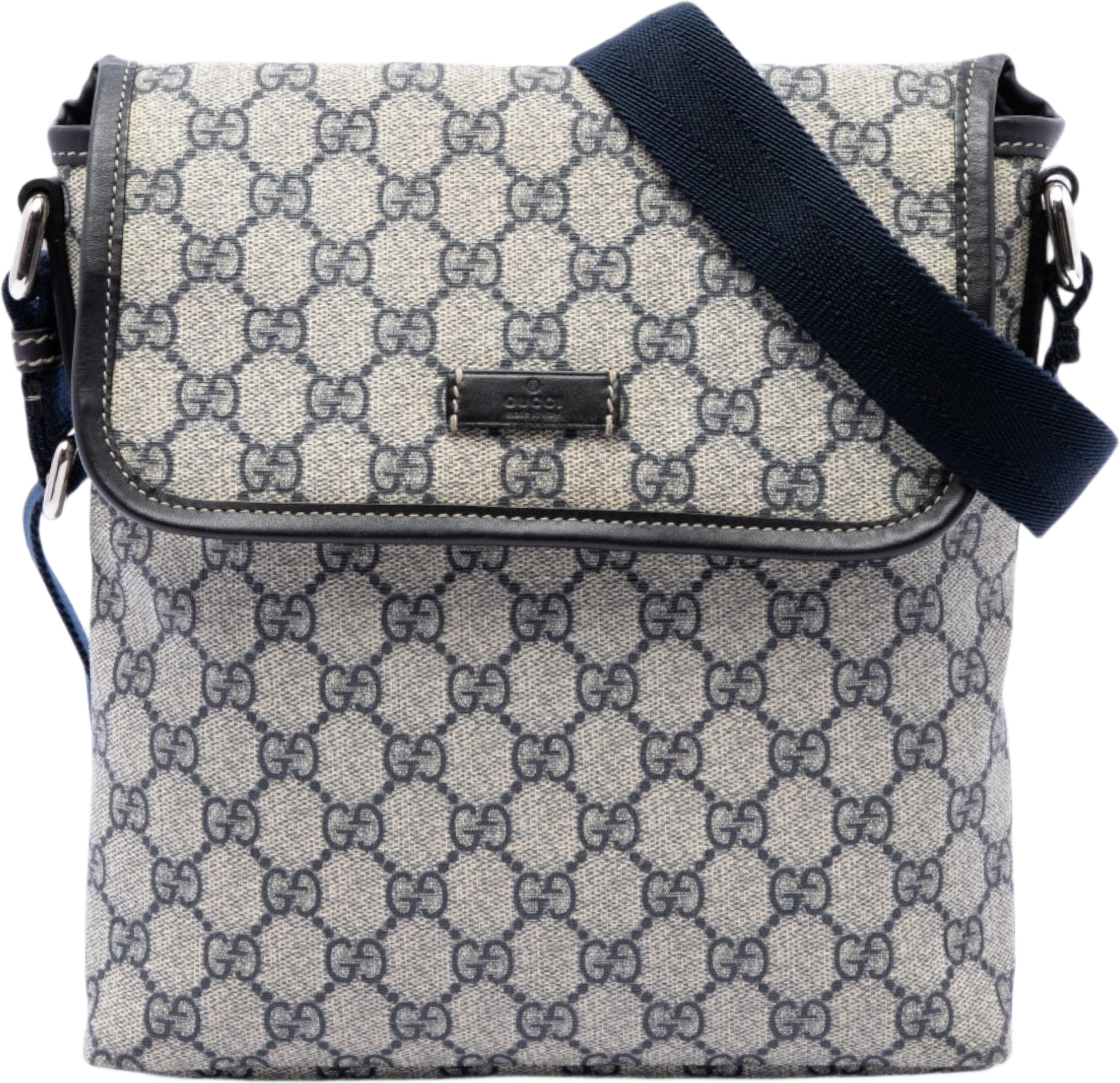 Gucci Gg Supreme Crossbody, från Luxclusif, i färgen beige.