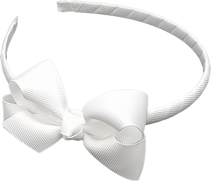 Diadem Med Rosett, från Complement Kids, i färgen white.