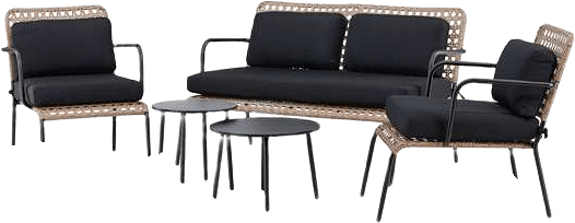 Paola Soffgrupp, från Venture Home, i färgen nature, black.