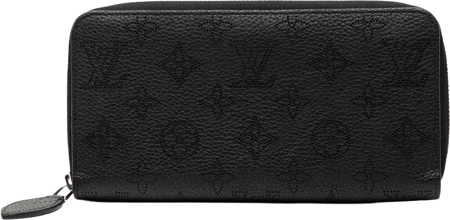 Louis Vuitton Monogram Mahina Zippy Wallet, från Luxclusif, i färgen black.