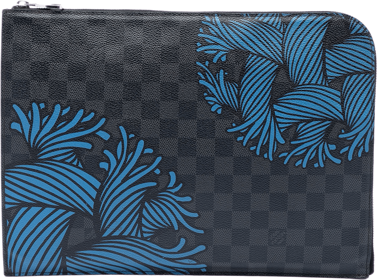 Louis Vuitton Christopher Nemeth Damier Graphite Pochette Jour Gm, från Luxclusif, i färgen svart.
