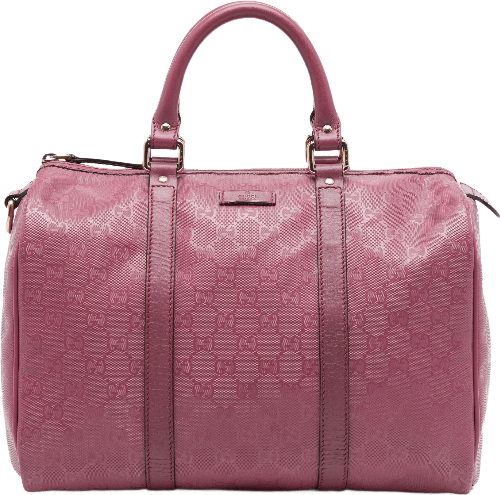 Gucci Medium Gg Imprime Joy Boston Bag, från Luxclusif, i färgen brun.