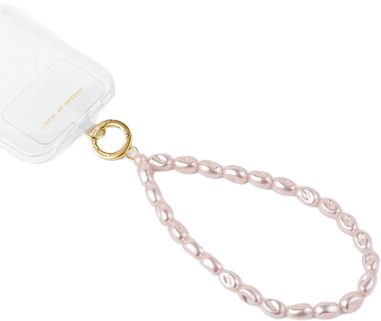 Phone Wristlet Strap Pink Pearl