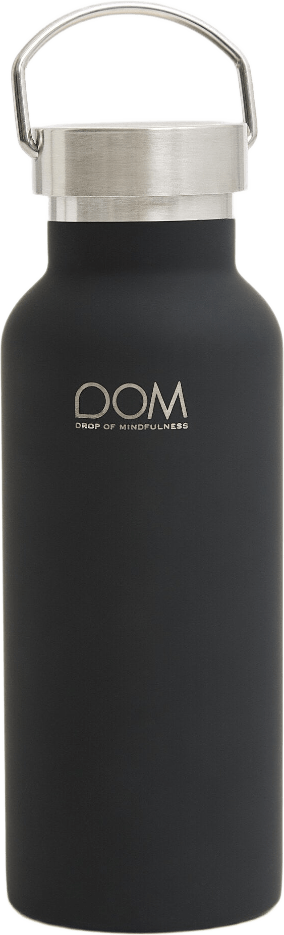 Dom Water Bottle, från Drop of Mindfulness, i färgen black.