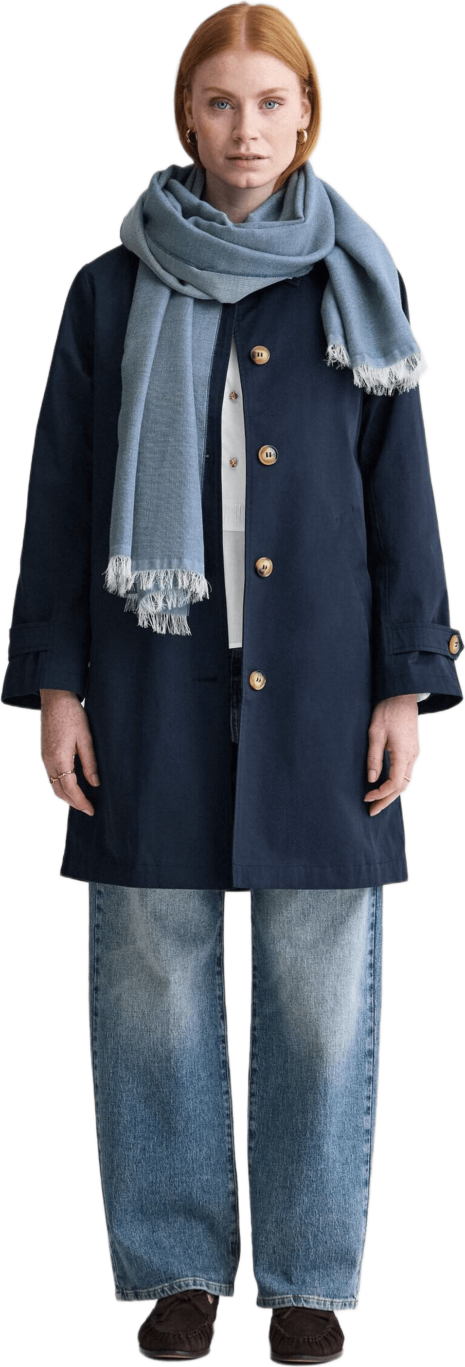 Gelso Scarf, från Newhouse, i färgen blå.