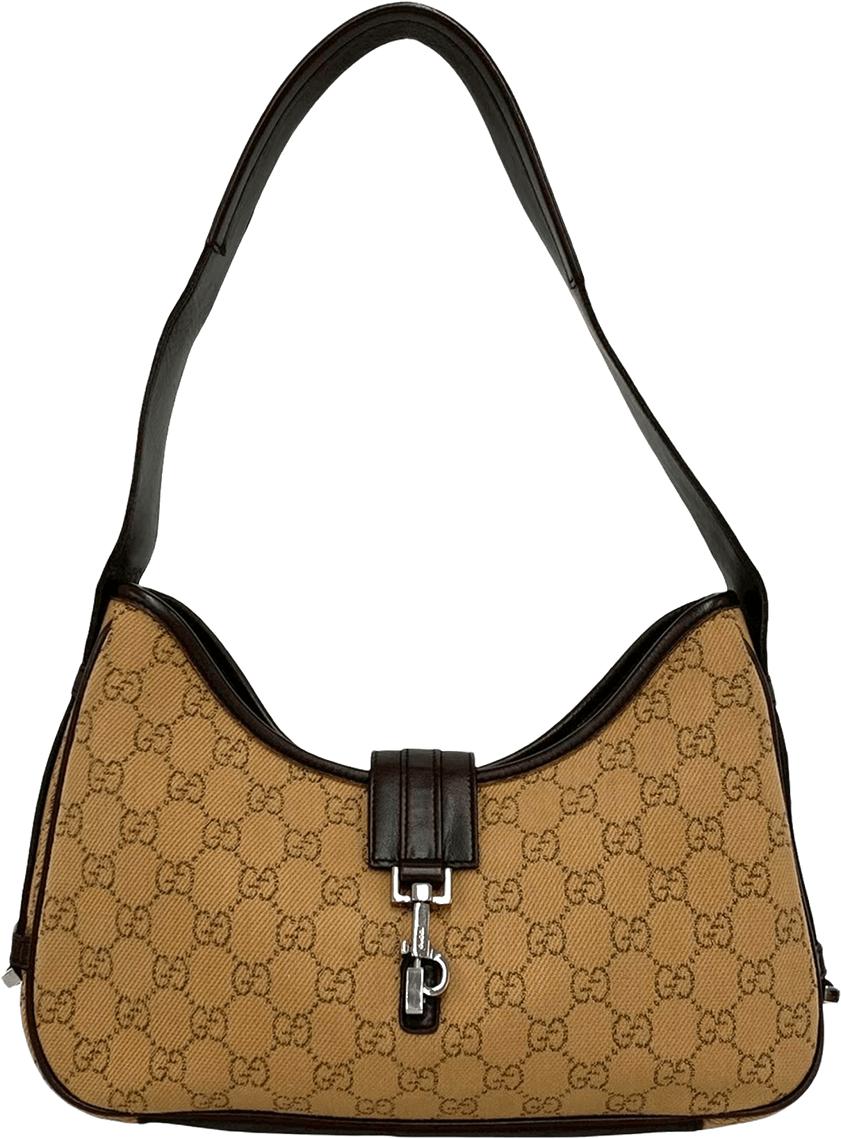 Gucci Gg Canvas Jackie Shoulder Bag, från Luxclusif, i färgen light brown.