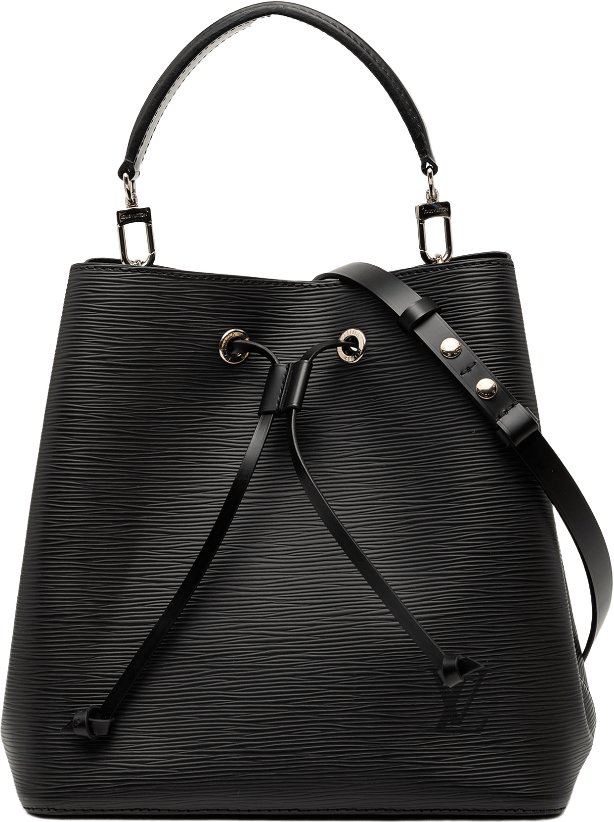 Louis Vuitton Epi Neonoe Mm, från Luxclusif, i färgen black.