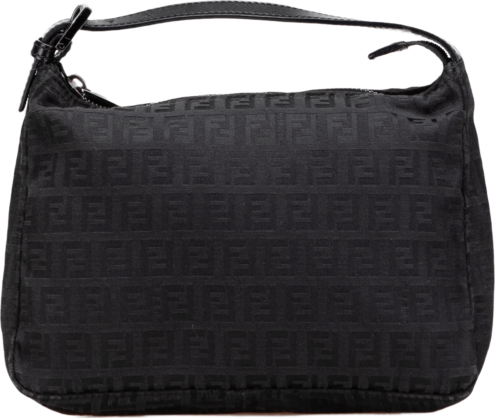 Fendi Zucchino Canvas Handbag, från Luxclusif, i färgen black.