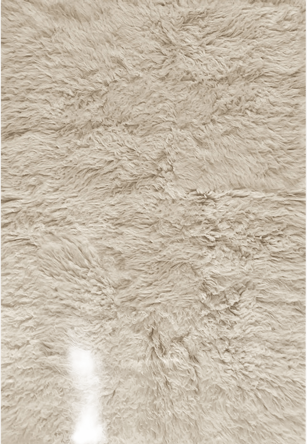 Shaggy Ullmatta  200x300cm, från Layered, i färgen oatmeal.