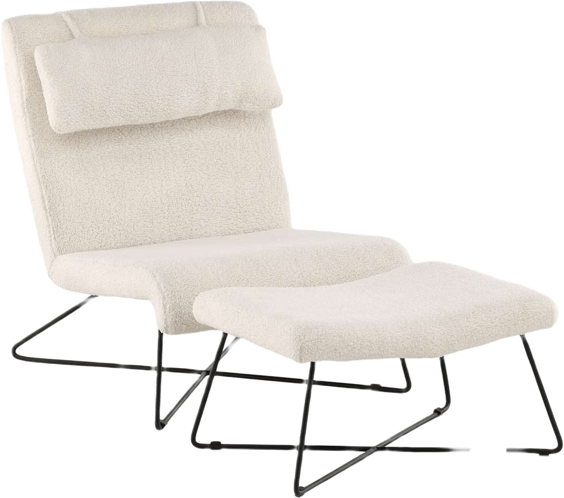 Laconia Loungestol, från Venture Home, i färgen white.