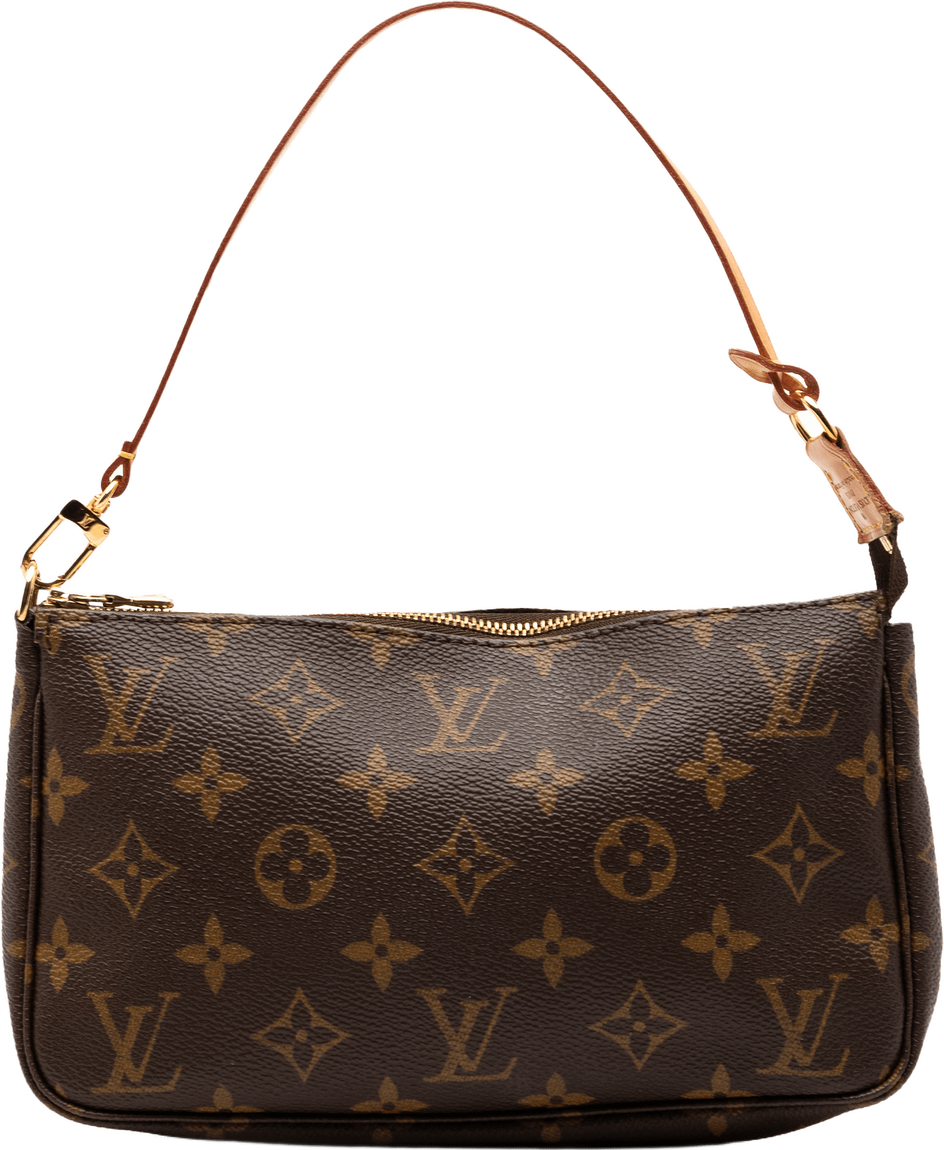 Louis Vuitton Monogram Pochette Accessoires, från Luxclusif, i färgen brown.