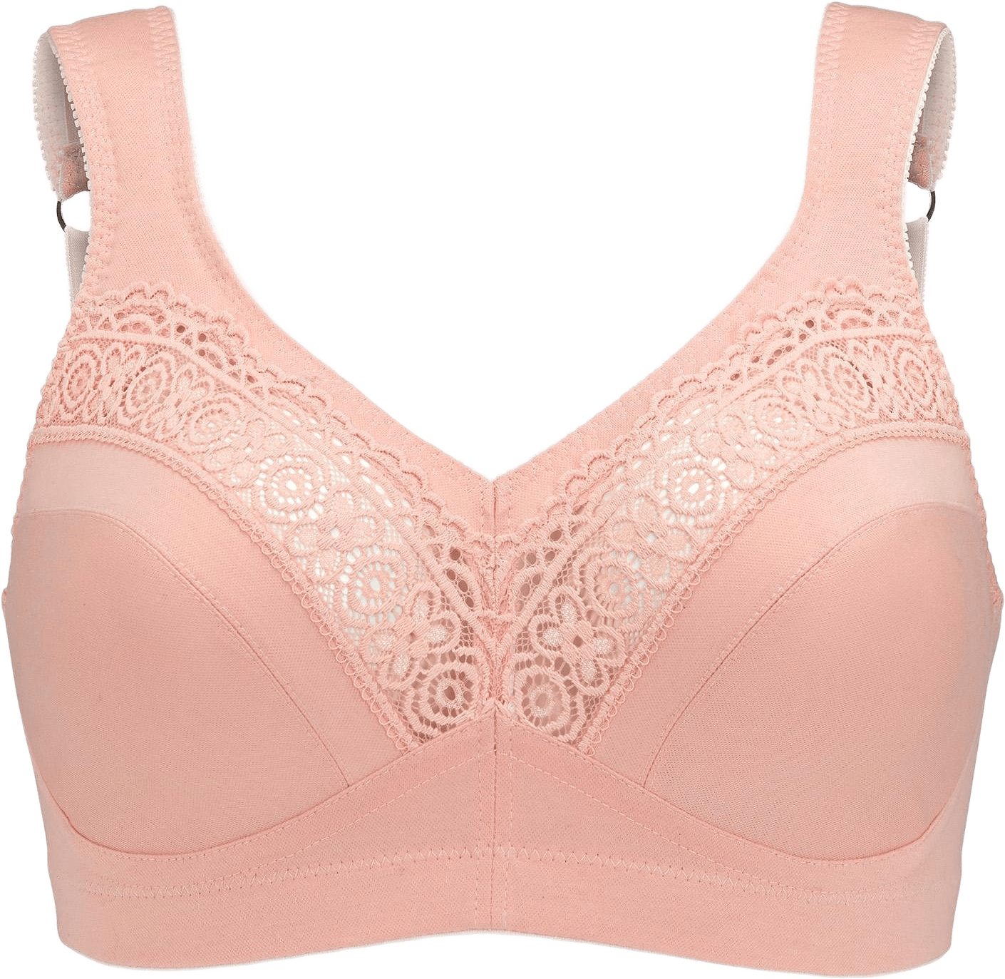 Cotton Star Bh Utan Bygel, från Swegmark, i färgen rose.