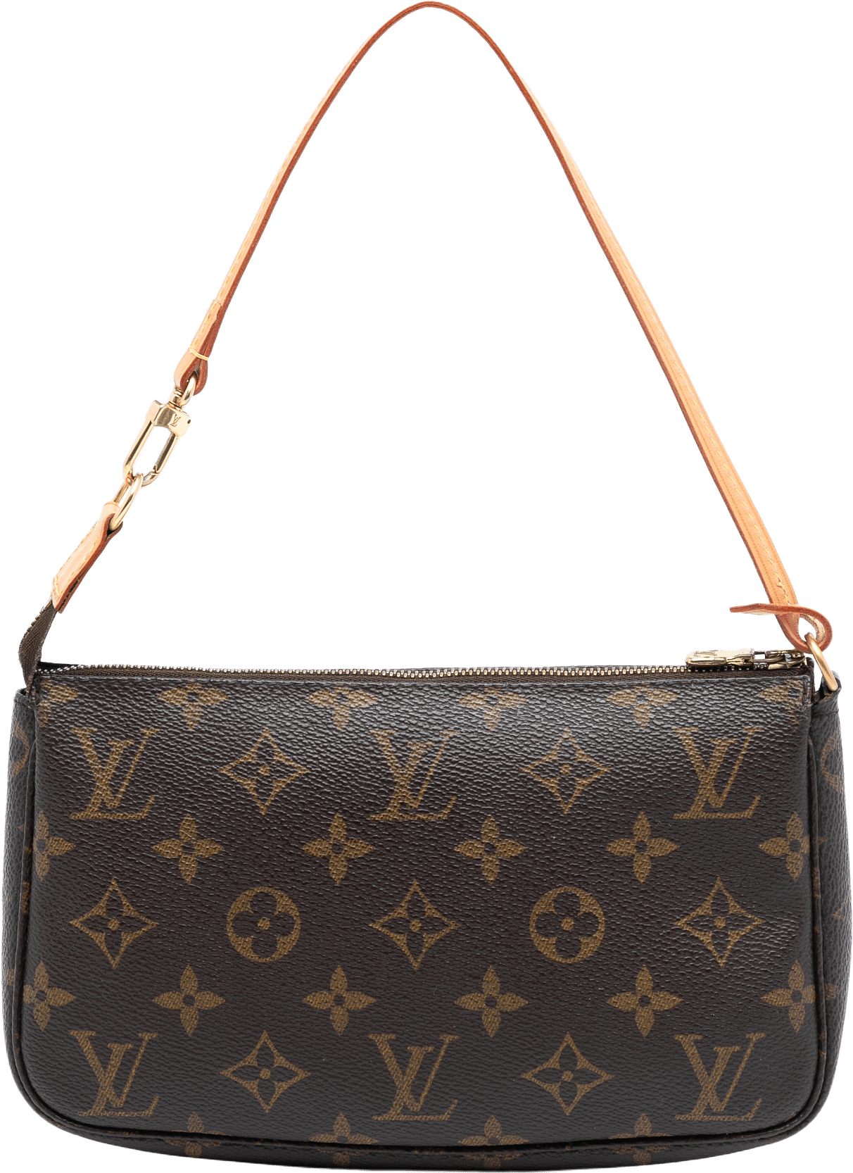 Louis Vuitton Monogram Pochette Accessoires, från Luxclusif, i färgen brown.