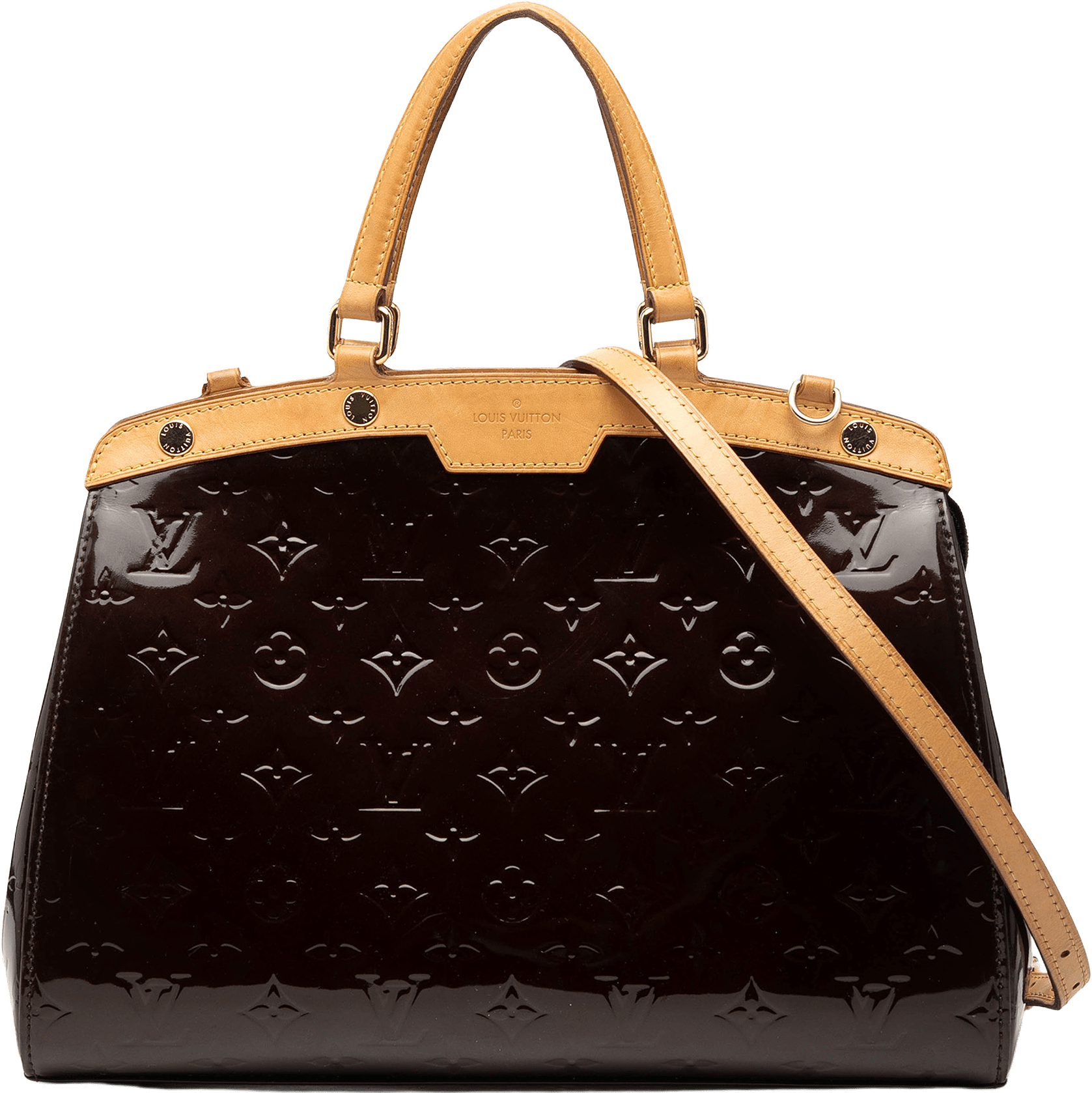 Louis Vuitton Monogram Vernis Brea Mm, från Luxclusif, i färgen purple.