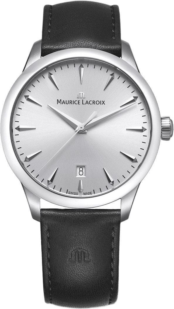 Maurice Lacroix 1975 Herr Silver/stål, Läderband - 751007-ss001-130-2, från MAURICE LACROIX, i färgen 1.