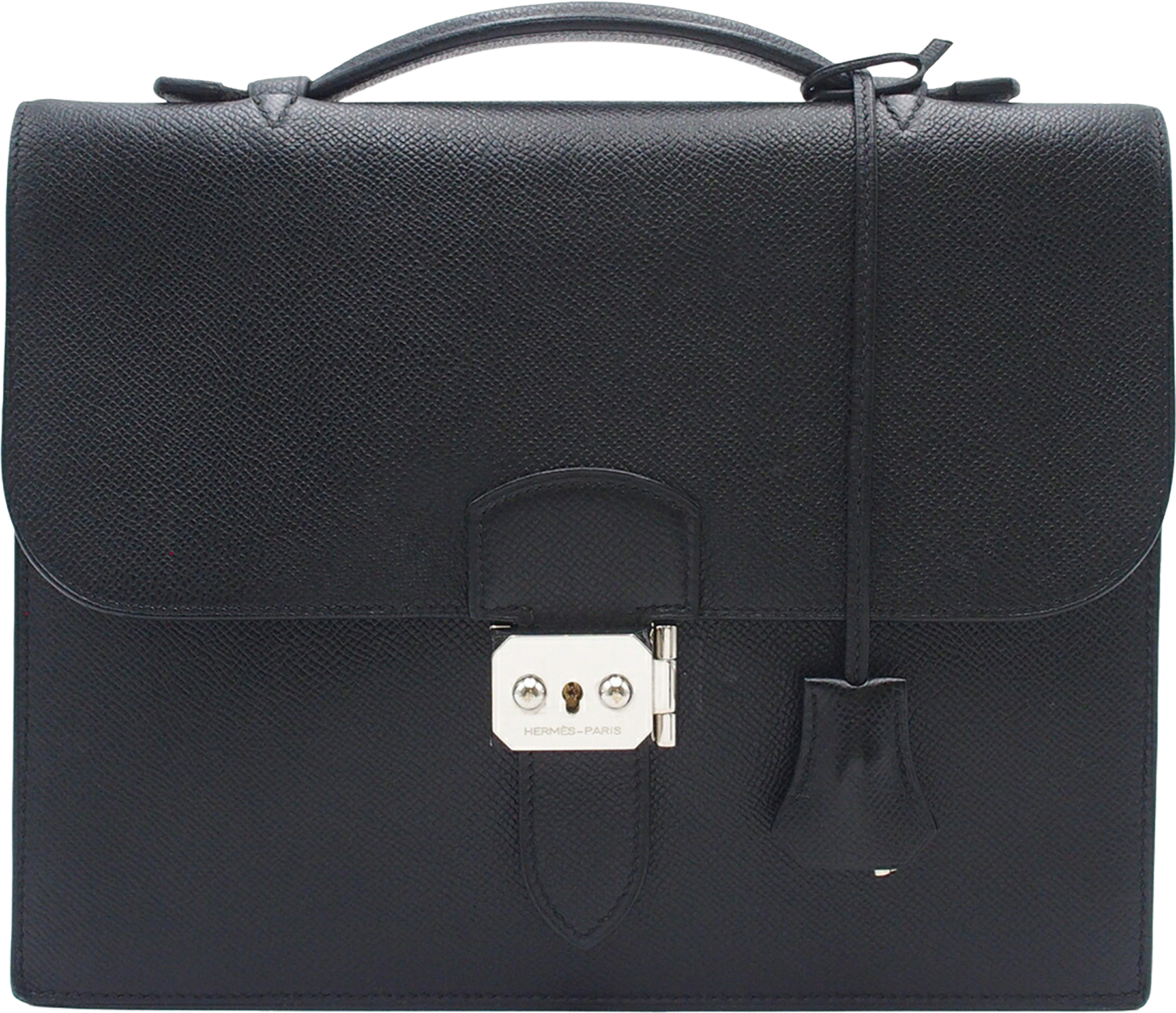 Hermès Swift Sac A Depeches 27, från Luxclusif, i färgen black.