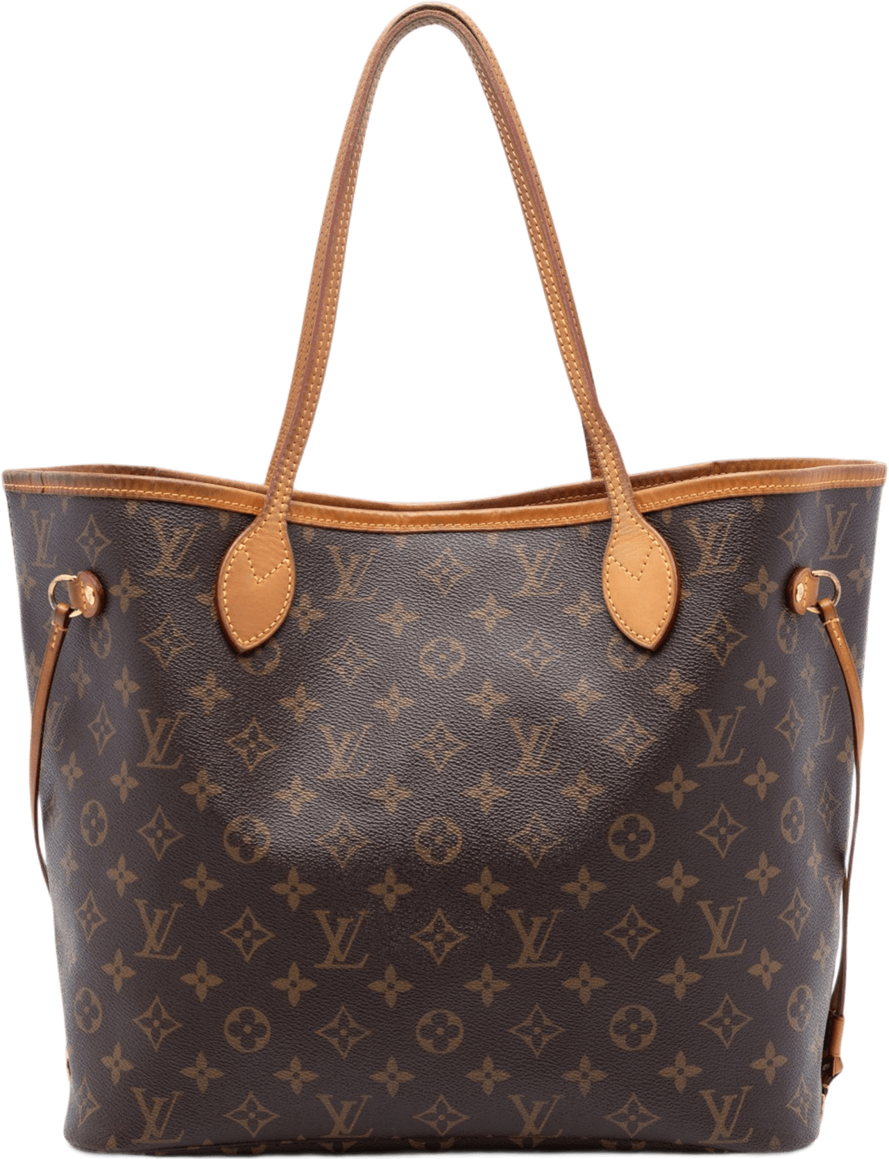 Louis Vuitton Monogram Neverfull Mm, från Luxclusif, i färgen brun.