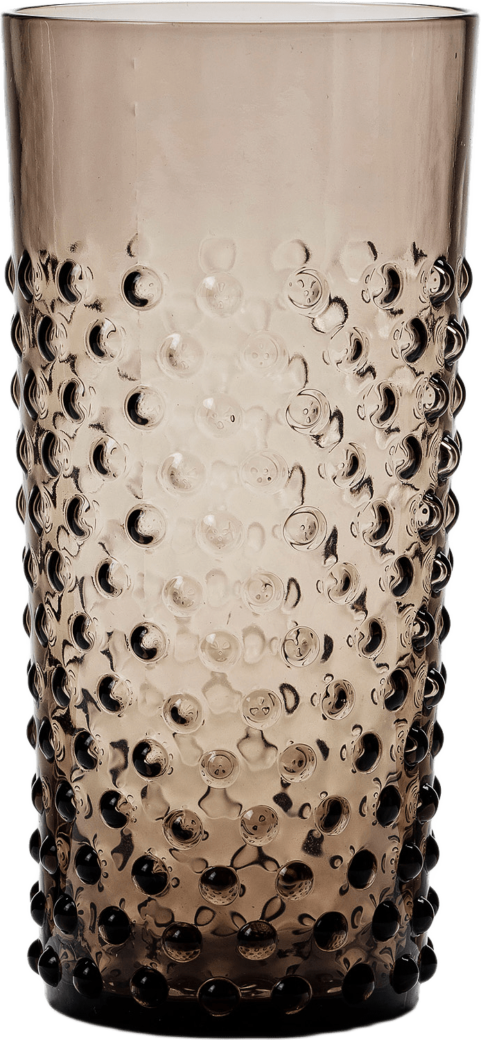 Cecilia Dricksglas Höga, 2-pack, från In Flore, i färgen Svart.