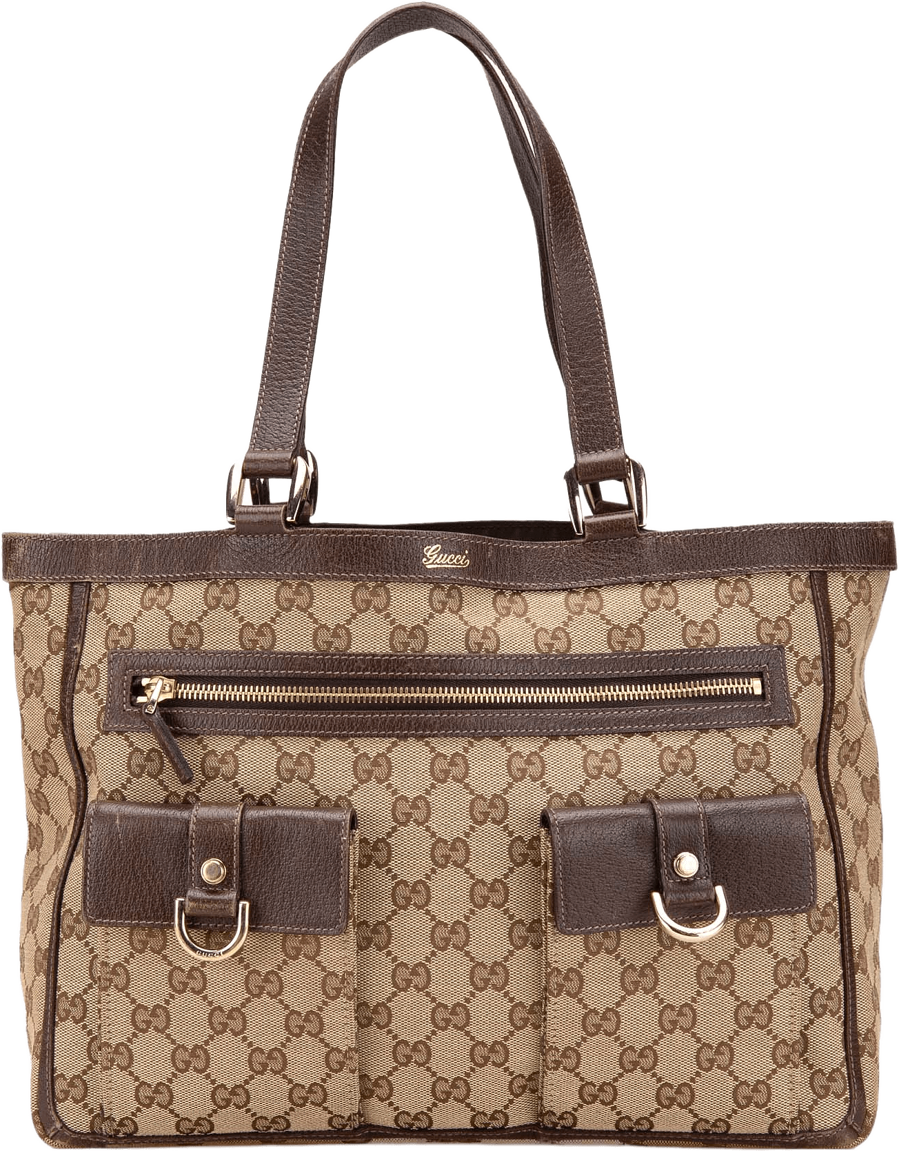Gucci Gg Canvas Abbey D Ring Pocket Tote