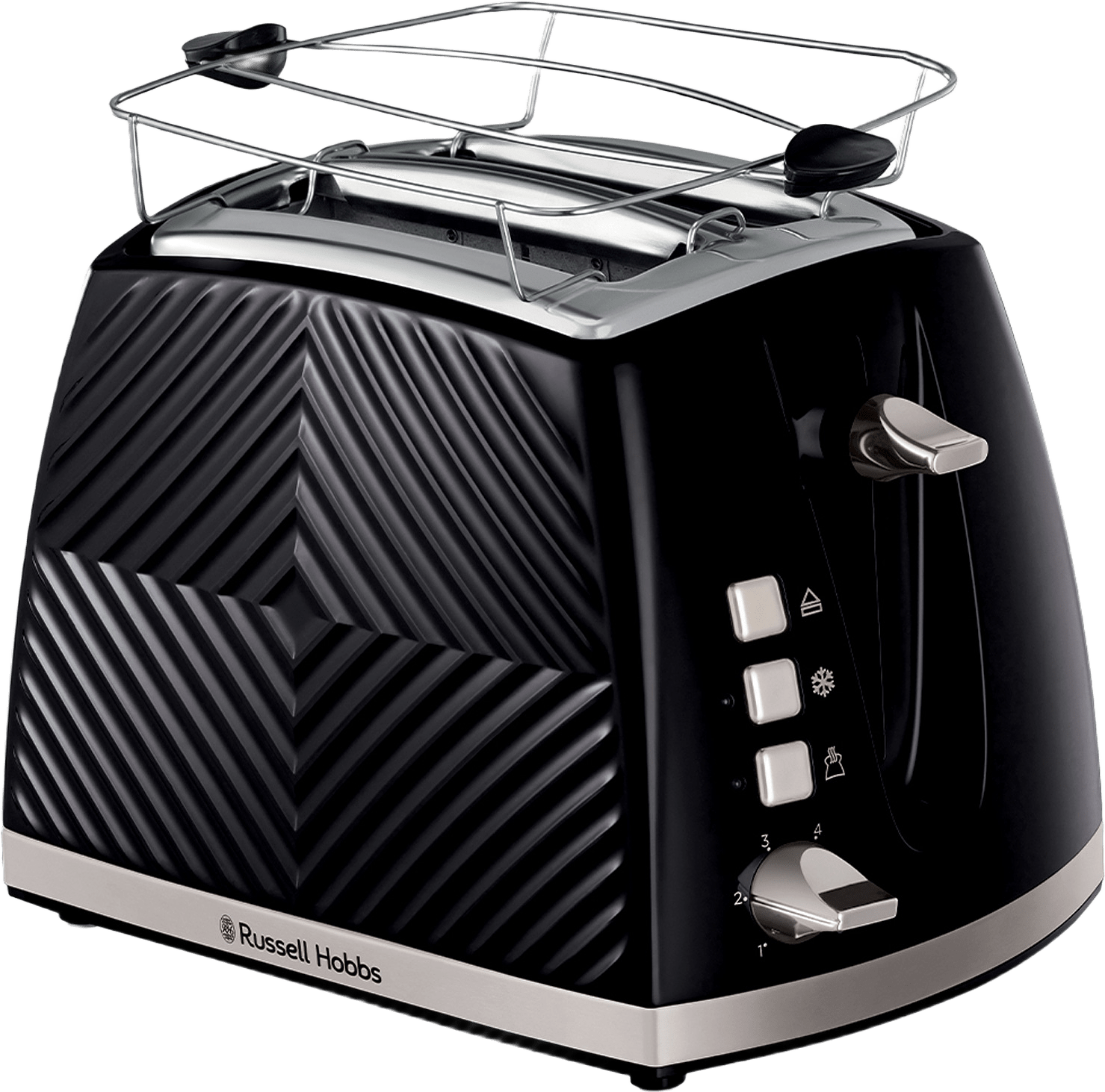 Brödrost Groove, från Russell Hobbs, i färgen svart.