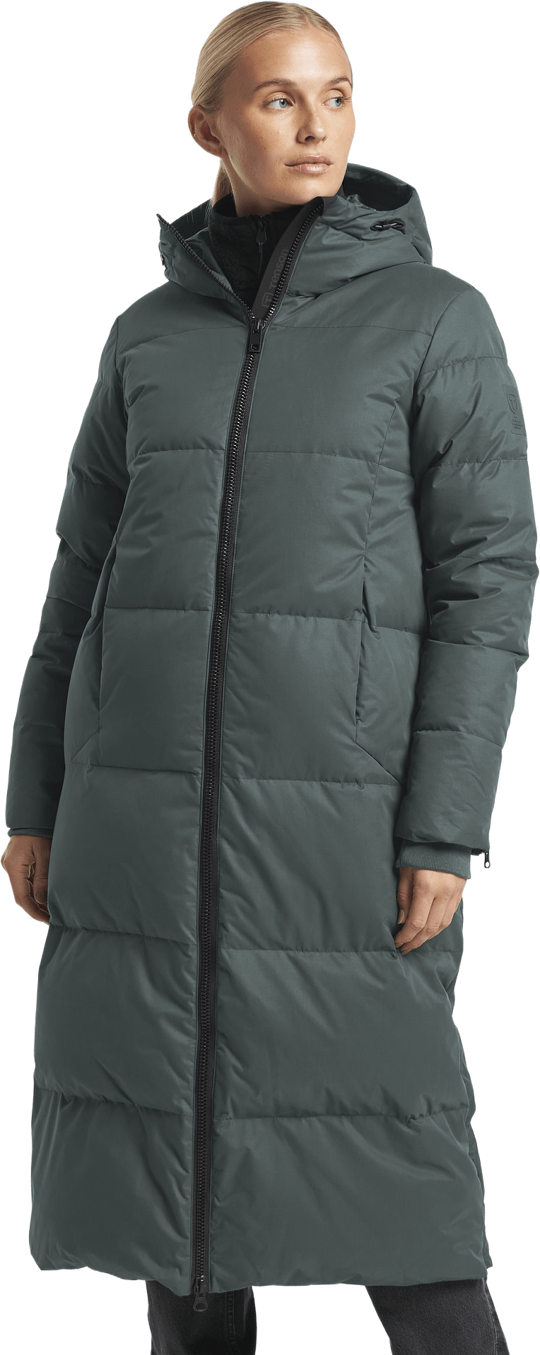 Shanna 2.0 Down Coat Women, från Tenson, i färgen grön.