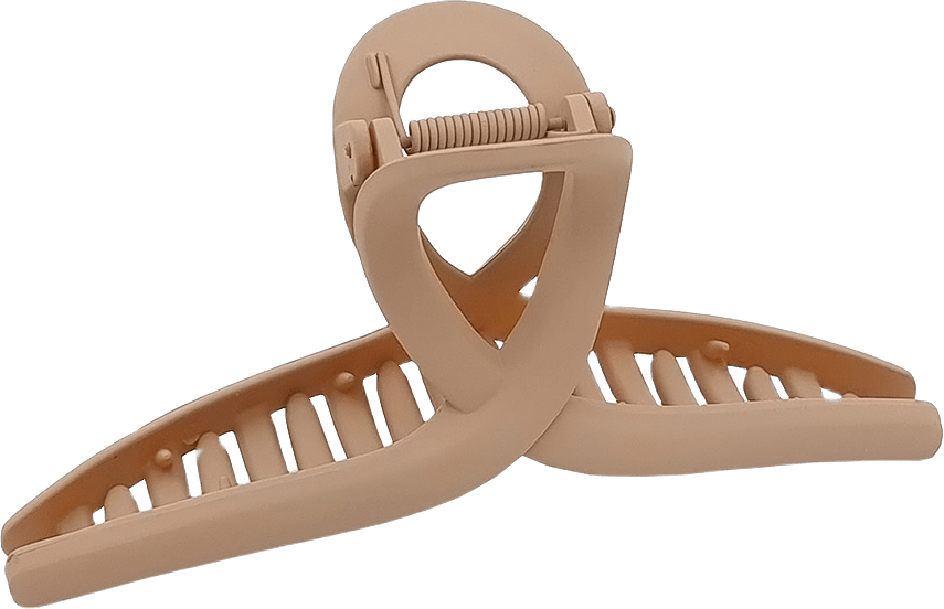 Hårklämma 13cm, från Complement, i färgen beige.